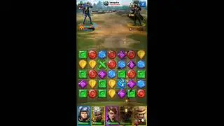 Рейд 3812 vs 4496 в игре Puzzle Combat (Пазл Комбат). Союз 