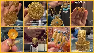 Gold Jewellery With Price 🍁 || Gold Bangles 💫 || Gold Necklace Set 😍 || Gold Rings 💍 