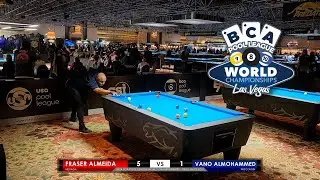 Fraser vs Vano - 2024 BCA Pool League World Championships, 9Ball Race to 5