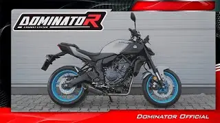 Yamaha MT-07 2025 | Stock Exhaust vs Dominator HP8 | Soundcheck