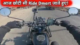 Himalayan 411 par DMart Ride | Real City Traffic Moto Vlog