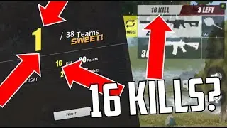 16 KILLS! NEW RECORD! 18/20 KILL CHALLENGE! Rules of Survival KILL RECORD