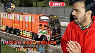 LIVE🔴Euro Truck Simulator 2 | Realistic Long Drive Night Highway Smooth Trucking & Relaxing #indian