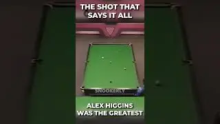 The MOMENT The World Realized Alex Higgins Was The Greatest Snooker Player! 👀