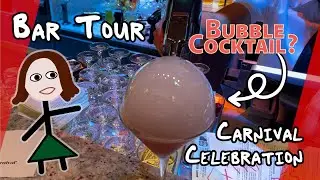 Checking out all the *new!* bars on Carnival Celebration