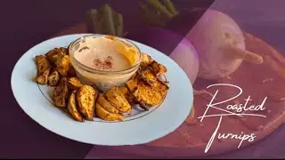 Seasoned Roasted Turnips | Spicy Mayo Dipping Sauce | Air Fryer
