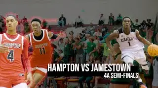 XAVIER BROWN SCORES 30PTS TO LAND JAMESTOWN A STATES BID VS HAMPTON IN COME FROM BEHIND VICTORY...