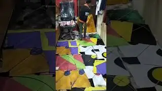 BIG kite Fighting & kite cutting tricks | kite flying | kite