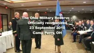 Ohio Military Reserve receives its colors