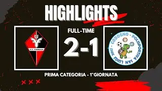 FISSIRAGA - ORATORIANA SAN LUIGI 2-1 | HIGHLIGHTS | Prima Categoria Girone H - 1^ Giornata