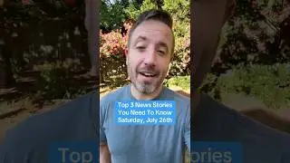 Saturday&rsquo;s news roundup 07/26. #news #georgesantos #israel #gaza #tariffs #trump #breakingnews #fyp