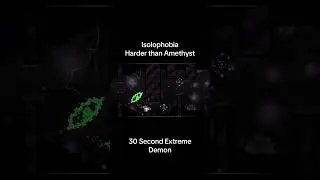 This 30 second level is harder than amethyst &ldquo;isolophobia&rdquo; #geometrydash #extremedemon #gd #gaming