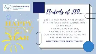 2021 Resolutions!