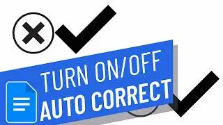 How To Turn On or Off AutoCorrect Spelling In Google Docs