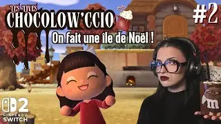 CHOCOLOW'CCIO  🍫🥛 Jour 2 sur ACNH pour notre Winter Island ❄️