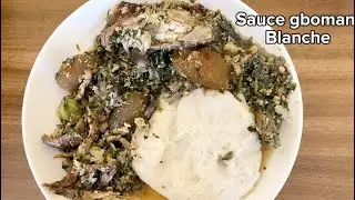 Sauce gboman  au pistache /recette traditionnelle 