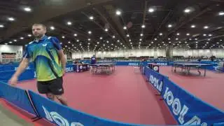 AJ Carney v Bin Hai Chu 2016 US Nationals Hardbat Final 1 of 3