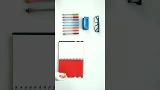 #artist vídeo #papelaria #papelarts #shorts ❤💚💙