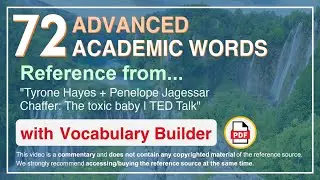 72 Advanced Academic Words Ref from 