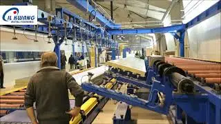 IL KWANG Combined PU/Mineral wool/EPS sandwich panel production line