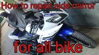 #sidemirrorrepair #brokensidemirrorreplace #replacemirrorR15 How to repair side mirror
