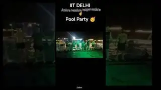 IIT Delhi Students&rsquo; Pool Party Vibes 💦#Students Chill After Exams 🌊✨#masti#iitdelhi#motivation#jee
