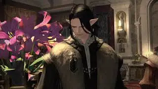 FINAL FANTASY XIV_Haurchefant's father reaction to his son's death.