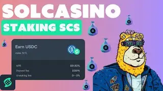 Токен Solcasino SCS: покупка, стейкинг, сбор урожая на Solana!