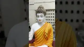 White Buddha Statue in Shawls : Style to Your Home Decor
