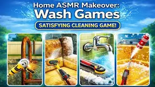 Home ASMR Makeover Gameplay | Satisfying Cleaning & Restore ASMR 🧼