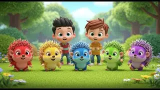 Five Little Porcupines Prick Prick Prick | Nursery Rhymes for Kids