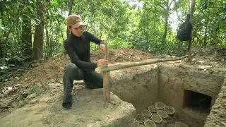 Bonm Nature | Build shelters in the forest to avoid wild animals #usa #america 