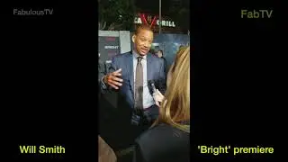 Will Smith at Netflix's 'BRIGHT' premiere on FabTV