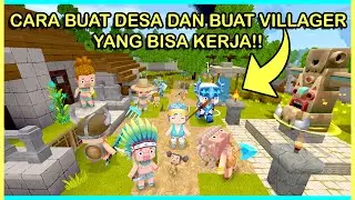 CARA MEMBANGUN DESA DAN VILLAGER YANG BISA KERJA SEMUA!! (Mini World Indonesia)