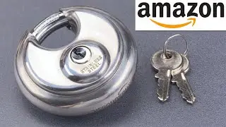 [1144] AmazonBasics&rsquo; Deficient Disc Padlock Picked FAST