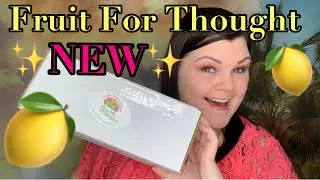 ✨NEW✨ Fruit For Thought Subscription Box // June Unboxing 🍋 💙