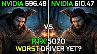Nvidia Drivers (596.49 vs 610.47) | Worst Driver Yet? | RTX 5070 | Test in 9 Games | 2026