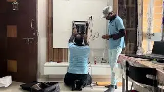 Ama new 55inch sony tv installation