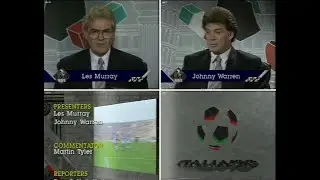 June 19th 1990 World Cup - Les Murray and Johnny Warren review the day's play.
