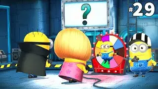 Minion Rush PC Mom minion Referee minion and Vampire minion on spin wheel at Jelly Lab Lv 197-200