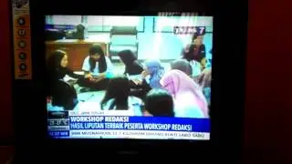 Cuplikan workshop redaksi trans7 solo, jawa tengah