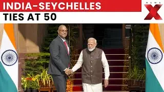 PM Modi Meets Seychelles President Patrick Herminie At Hyderabad House In Delhi