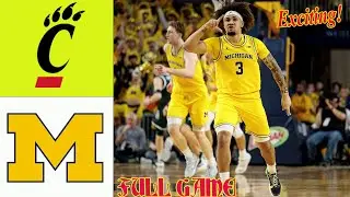 Cincinnati Vs Michigan College Men’s Basketball | FULL GAME | Oct 17,2025 | NCAAM Preseason