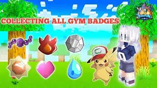 HOW TO DEAFET ALL GYM IN POKEFUN SMP #pokefun