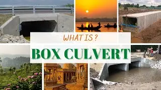 BOX CULVERT COMPONENTS, RETURN WALL, WING WALL, CURTAIN WALL, APRON, STONE PITCHING,