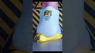 This is what happens when you step on a banana 🍌