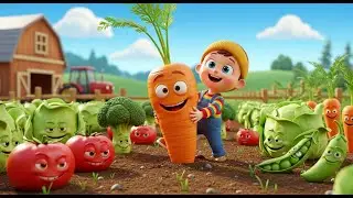 Farm to Table Food Song for Kids | Healthy Food Journey, Fruits Vegetables Learning Baby Songs Kids