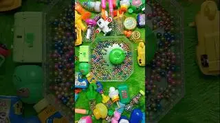 Asmr color balls with apple