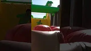 Funny test, challenge failed! #inflatable #wipeout #obstaclecourse #funnyvideo