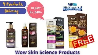 Wow Skin Science Product Unboxing | 4 Products| In Just Rs. 848 | Best Hair Fall Solution for Men